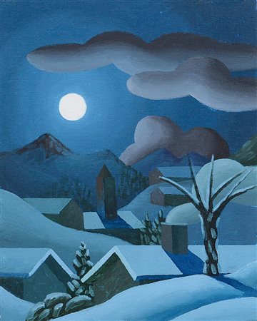 SALVO Leonforte (En) 22/05/1947Gennaioolio su tela cm. 50x40, firma e titolo...