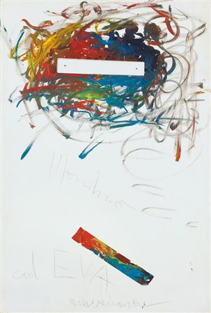 MONDINO ALDO Torino 04/10/1938 - 10/03/2005Cad. Eva americana, 1966olio e...