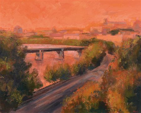 ATTARDI UGO Sori (Ge) 12/03/1923 - Roma 21/07/2006Senza titoloolio su tela...