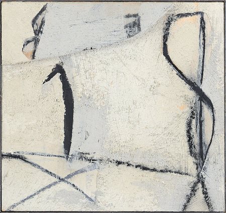 CASCELLA TOMMASO Roma 10/07/1951Voce insabbiata, 1995tecnica mista, sabbia e...