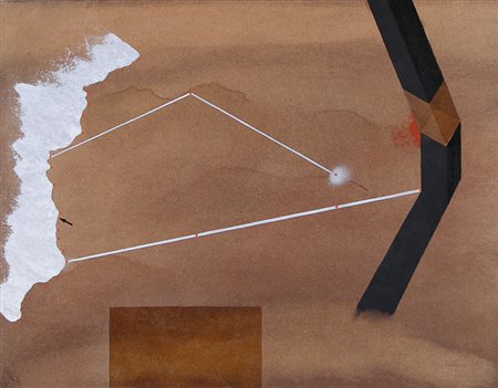 RODRIGUEZ LARRAIN EMILIO Lima (Peru') 1928Pour mesurer, 1972acrilici su carta...