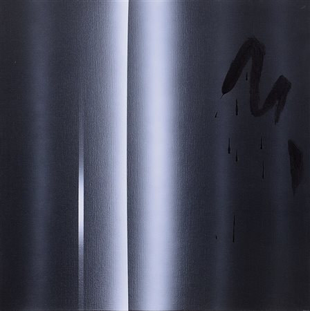 FINZI ENNIO Venezia 1931Luce-contro, 2006acrilico su tela cm. 70x70, firma,...