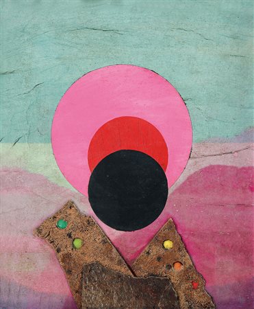 CRIPPA ROBERTO Milano 07/05/1921 - Bresso (Mi) 19/03/1972Sole, 1971collage e...