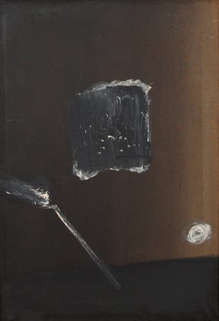 SARKISIAN PAUL 1928Senza titolo, 1958olio su tela cm. 63x41,5; firma e anno...