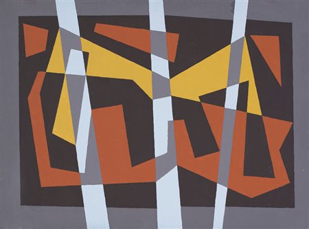 GISCHIA LEON Bax Landes 08/06/1903 - Venezia 1991Composizione 25 P, 1973olio...