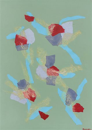 TURCATO GIULIO Mantova 16/03/1912 - Roma 22/01/1995L'acropoliolio, tecnica...