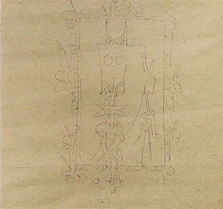 LAM WIFREDO Sagua La Grande 1902 - Parigi 1982Senza titolomatita su carta cm....