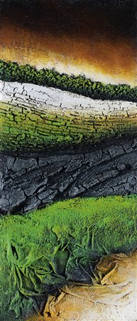 PASCHETTA MARIO Milano 27/04/1949Black land, 2007malte e terre naturali su...