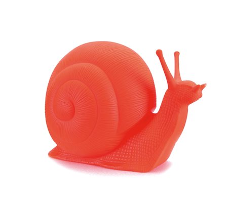 CRACKING ART Chiocciolamultiplo in plastica arancia cm. 55x30x40, esemplare...