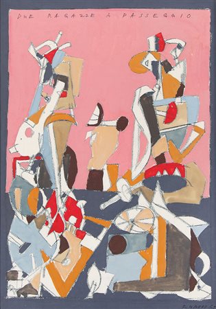 GROSS FRANTISEK 1909 - 1985Senza titolo, 1965tecnica mista su cartoncino cm....