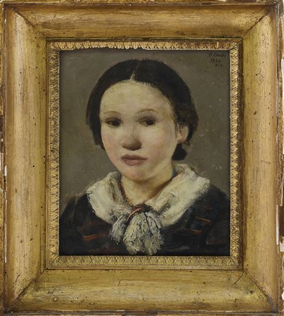 CONTI PRIMO Firenze 16/10/1900 - Firenze 01/12/1988Testa di giovinetta,...