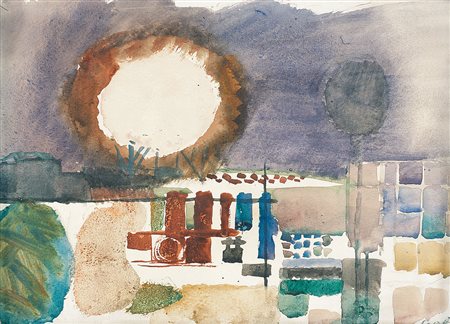 SAETTI BRUNO Bologna 21/02/1902 - Bologna 10/07/1984Sole sulla giudecca,...