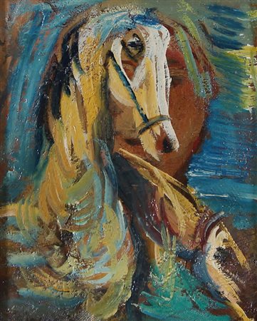 MAGGIONI PIERO Monticello Brianza (Co) 1931 - Vigano' (Co) 1995Cavallo in...