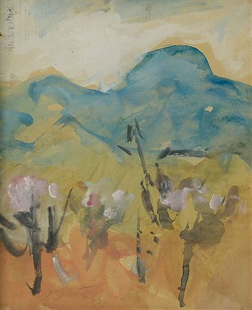 SCATIZZI SERGIO Gragnano (Lu) 20/12/1918 - Firenze 02/12/2009Paesaggiotecnica...