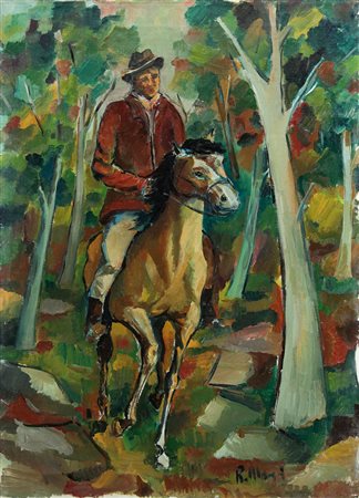 MASI ROBERTO Firenze 26/12/1940 - Firenze 25/11/2011Cacciatore a cavallo,...