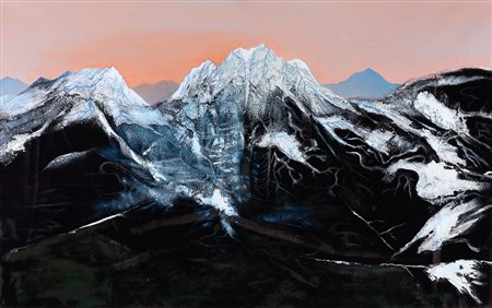 MERLINO SILVIO Napoli 1952Montagne di carezze, 1991tecnica mista e...