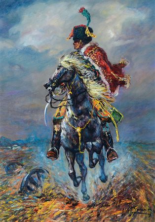 GONZAGA GIOVANFRANCESCO Milano 12/06/1921 - Milano 02/10/2007Il cacciatore...