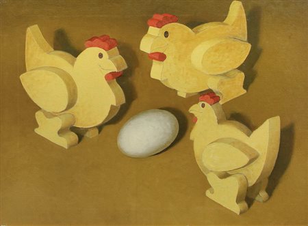 AGUZZI FABIO Milano 14/03/1953Altri luoghi, 1996olio su tela cm. 45x60, firma...