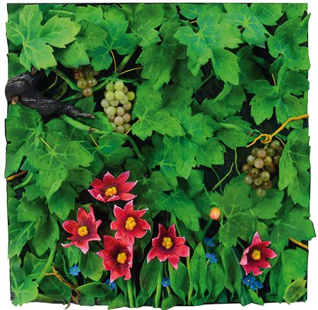 GILARDI PIERO Torino 03/08/1942Vigna nel giardinopoliuretano espanso cm....