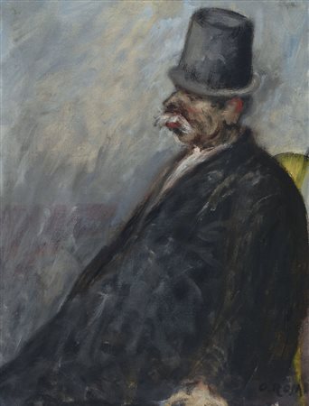 ROSAI OTTONE Firenze 28/04/1895 - Ivrea (To) 13/05/1957Fiaccheraio, 1953olio...