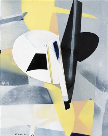 FRANCESCHINI EDOARDO Catania 1928 - Varese 2006Composizione, 1969tecnica...