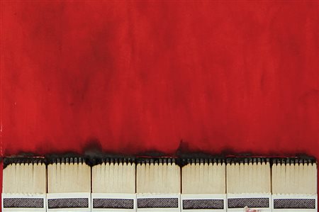 AUBERTIN BERNARD Fontenay aux Roses 1934Dessin de feu, 2010acrilici e...