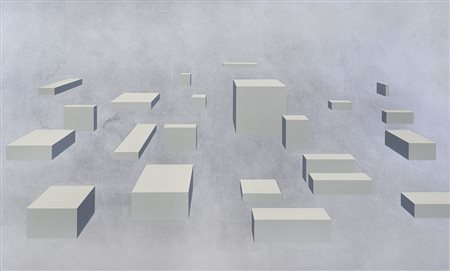 FIORENTINO PAOLO Roma 1965Demo 1, 2008tecnica mista e foglia d'argento su...