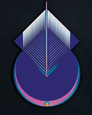 BIASI ALBERTO Padova 02/06/1937Attrazione cosmica, 1980tecnica mista e...