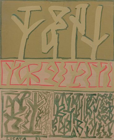 LICATA RICCARDO Torino 20/12/1929 - Venezia 19/02/2014Senza titolo, 1993olio...