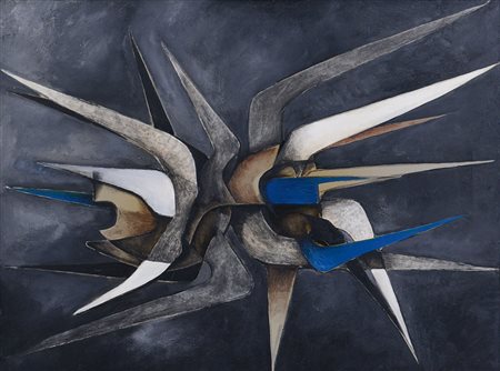 CRIPPA ROBERTO Milano 07/05/1921 - Bresso (Mi) 19/03/1972Ippogrifo, 1956olio...