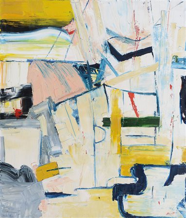 DE LUTTI PIERLUIGI Monfalcone 1959Un mondo miglioreolio su tela cm. 150x130,...