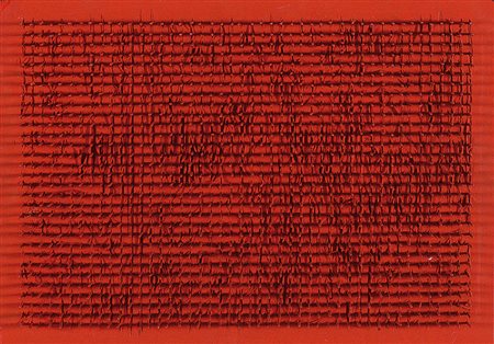 AUBERTIN BERNARD Fontenay aux Roses 1934Tableau clous, 1969acrilico e chiodi...