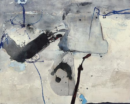 SANTOMASO GIUSEPPE Venezia 26/09/1907 - 24/05/1990Suite friulana 11, 1964olio...