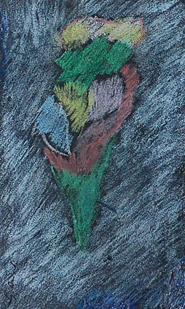 OMICCIOLI GIOVANNI Roma 25/02/1907 - Roma 01/03/1975Fiorimatite colorate su...