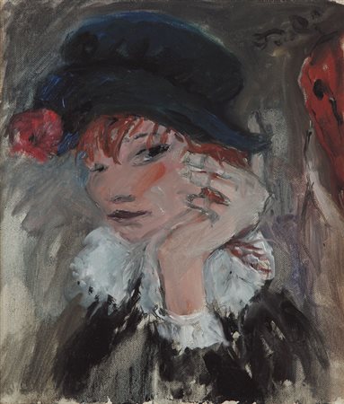 PAOLI BRUNO Firenze 03/02/1915 - Firenze 11/05/2005La rosa sul cappello,...