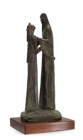 MARTINI ARTURO Treviso 02/08/1889 - Milano 22/03/1947L'educanda e la Madonna,...