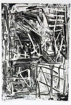 Emilio Vedova 1919 - 2006 " Scontro di situazioni ", 1971/74 Cartella di 3...