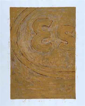 Mario Schifano 1934 - 1988 " Propaganda ", 1997 Serigrafia materica e smalto,...