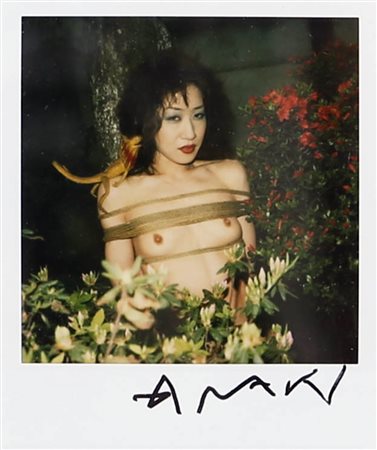 Nobuyoshi Araki 1940 Senza titolo Polaroid a colori, cm. 10,8 x 8,9 Firmato...