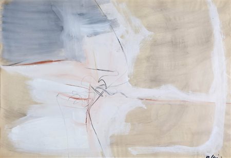 Renato Volpini 1934 Senza titolo, 1961 Tecnica mista su carta, cm. 80 x 110...