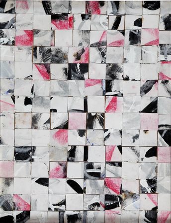 Remo Bianco 1922 - 1988 " Impronta ", 1958 Tecnica mista e collage su tavola,...