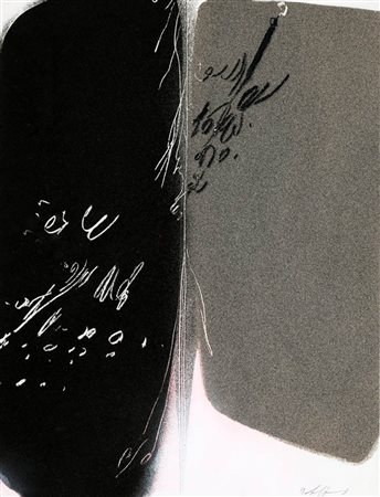 Agostino Ferrari 1938 Senza titolo, 1989 Tecnica mista e sabbia su cartone,...