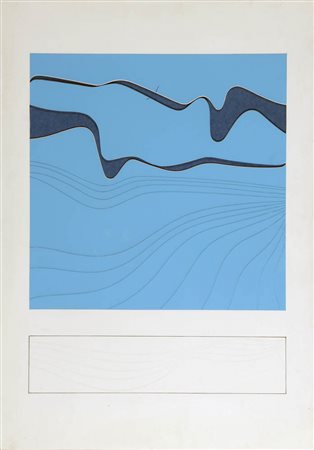 Agostino Ferrari 1938 Senza titolo, 1971 Tecnica mista e cartone intarsiato,...