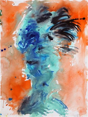 Otto Muhl 1925 - 2013 Senza titolo, 1985 Tecnica mista su carta, cm. 82 x 61...