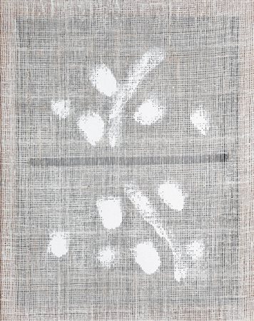 Salvatore Emblema 1929 - 2006 Senza titolo, 2000 Pittura su tela di juta, cm....