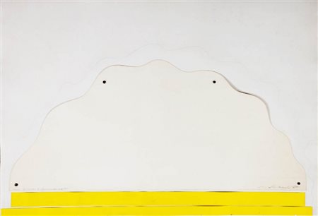 Rodolfo Arico 1930 - 2002 Senza titolo, 1967 Matita e collage su cartone, cm....