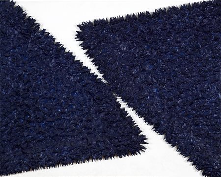 Antonio Secci 1944 " Squarcio ", 1976 Tecnica mista su tavola, cm. 80 x 100...