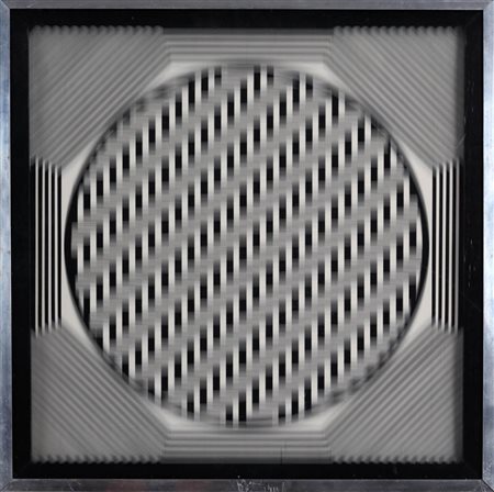 Guido Baldessari 1938 " Nucleo dinamico ", 1973 Assemblaggio, cartoncino su...