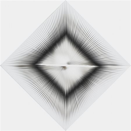 Toni Costa 1935 - 2013 " Dinamica visuale ", 1966 Tecnica mista su PVC. cm....