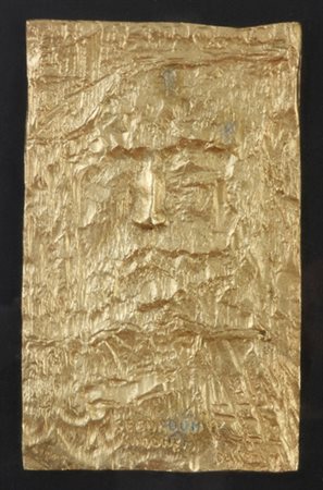 Fernando Bassani (Torino, 1920). Secundum Sindonem. Multiplo a bassorilievo...